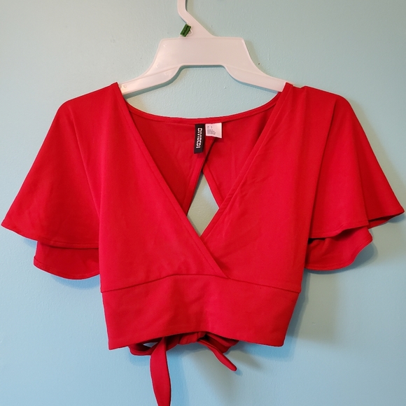 Red Crop Top - Picture 1 of 2